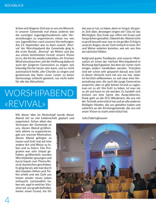 Gemeindebrief Layout durch printaholics