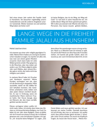 Gemeindebrief Layout und Druck