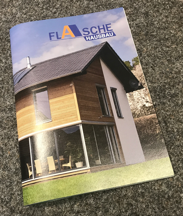 Katalog digital gedruckt Katalog Hausbau Kleinauflage Digitaldruck Wiehl