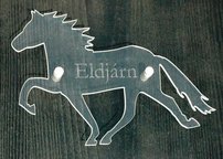 Schilder für Pferdeboxen